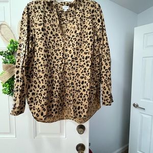 JCrew popover long sleeves.